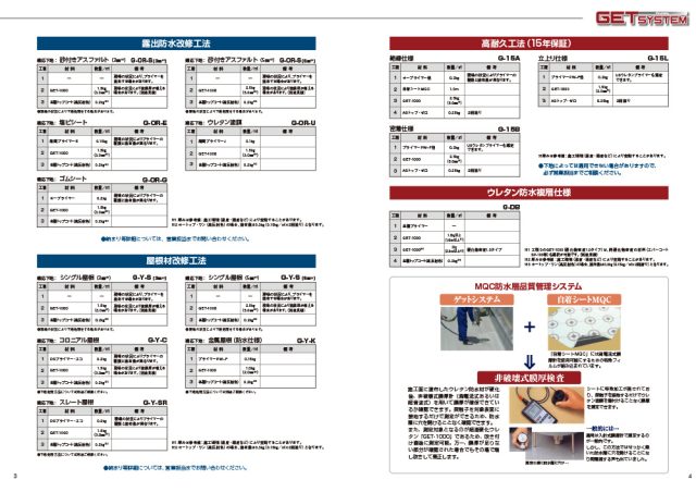 シーカ―・ジャパン株式会社「超速硬化ウレタン」ゲットシステム カタログ2