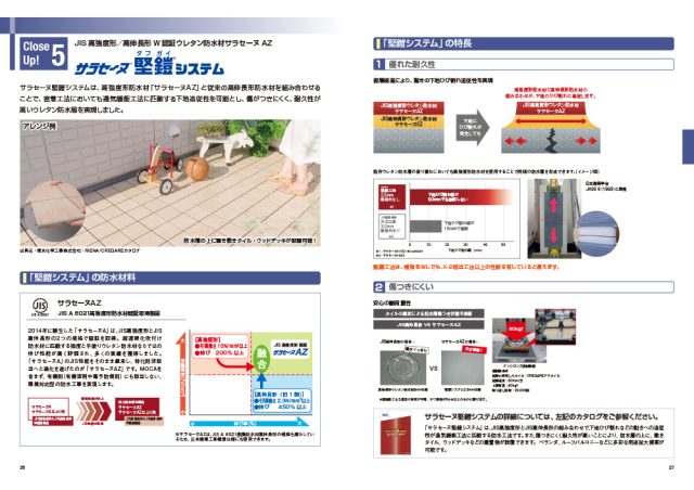 AGCポリマー建材株式会社「ウレタン塗膜防水」サラセーヌ堅鎧　カタログ2