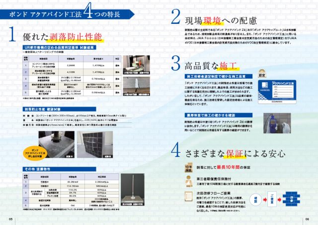 コニシ株式会社「透明塗膜」アクアバインド工法　カタログ2