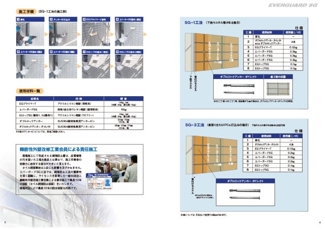 シーカ―・ジャパン株式会社「透明塗膜」エバーガードSG　カタログ3
